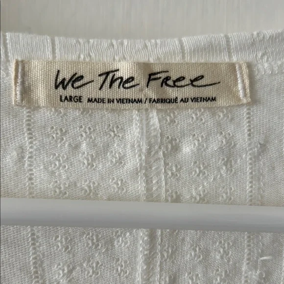 We The Free Cream Textured Knit Top - Picture 2 of 5